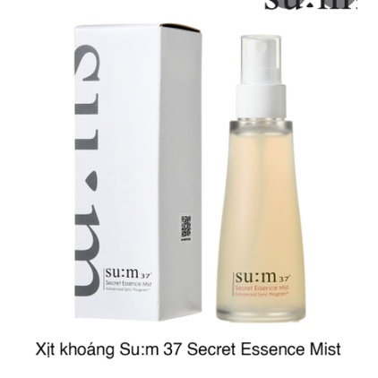 Xịt Khoáng Nước Thần Su:m37 Secret Essence Mist 60ml | BigBuy360 - bigbuy360.vn