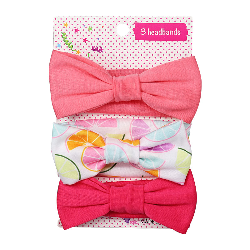 Set 3 Băng Đô Thắt Nơ Xinh Xắn Cho Bé Gái
