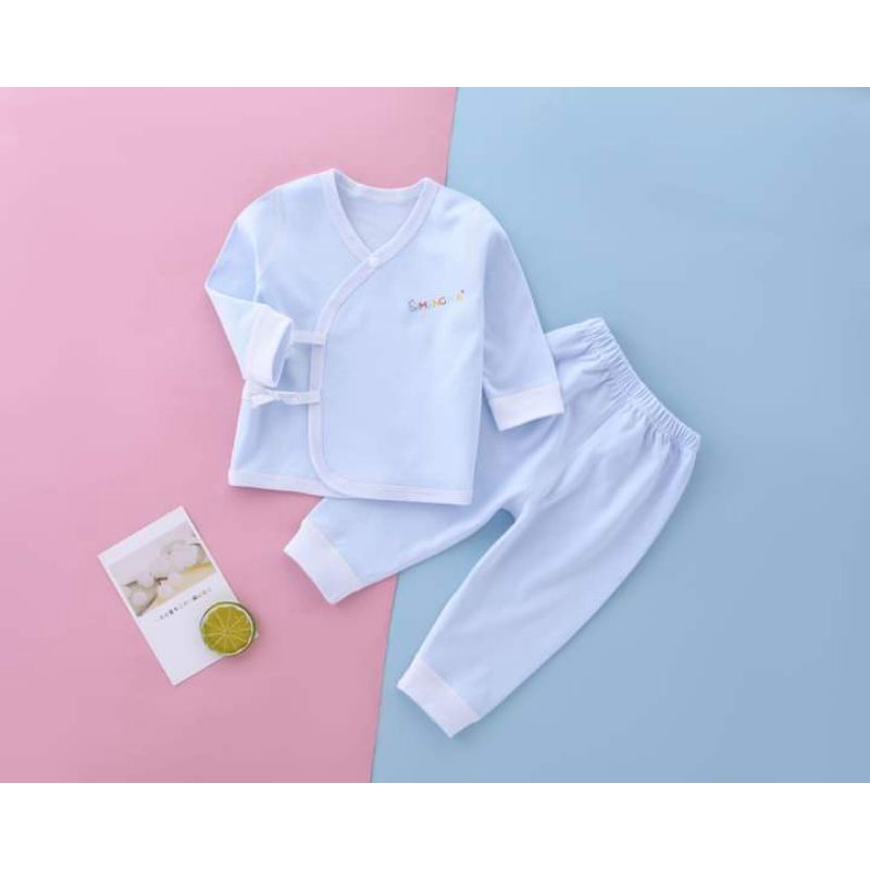 Bộ quần áo dài tay cotton lạnh cho bé trai bé gái mặc nhẹ mềm mát quần áo trẻ em