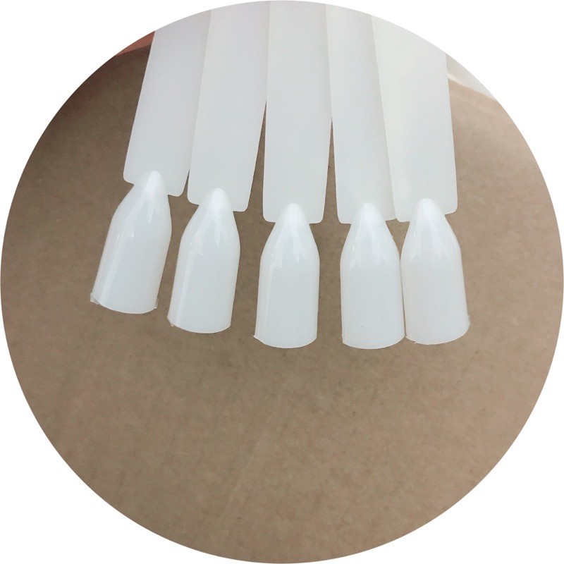 Móng que tập vẽ form vuông (50 que) màu đục