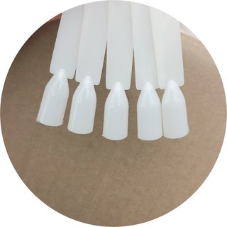 Móng que tập vẽ form vuông (50 que) màu đục