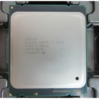 Intel core i7 3820 3.6ghz up to 3.8ghz, 10mb cache, lga2011 ko fan