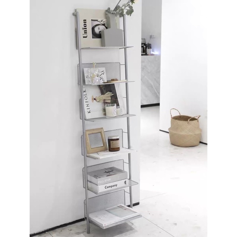 Kệ sách decor góc bàn làm việc, giá để sách trang trí để đồ đa năng