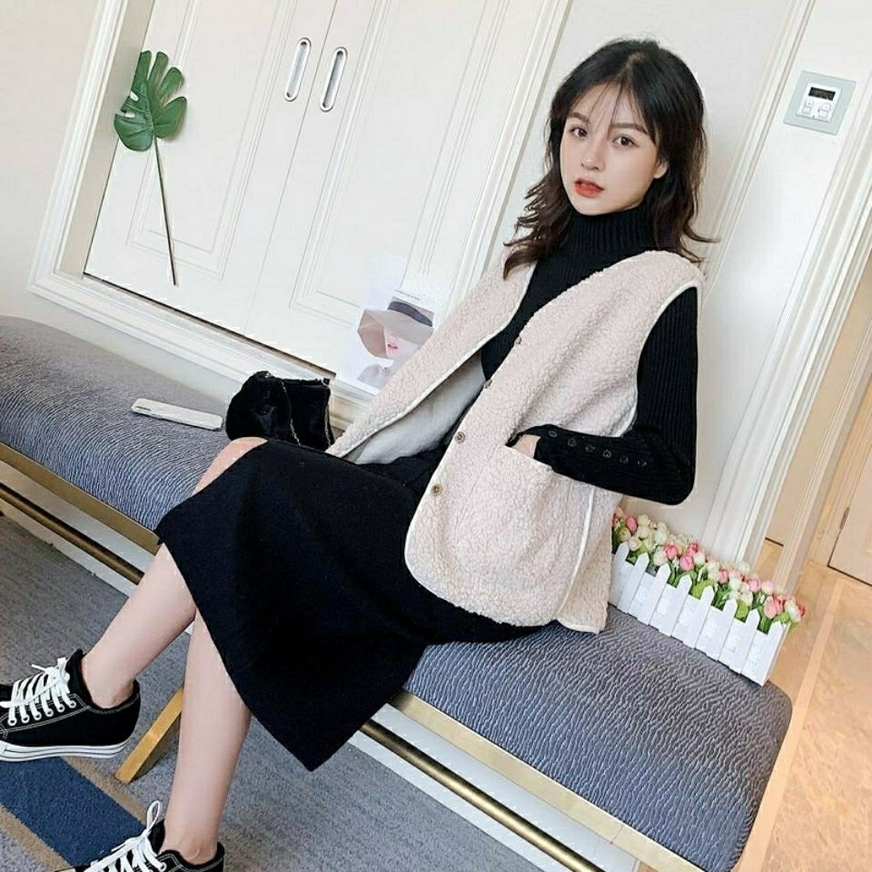 Áo khoác lông ngắn dễ thương phong cách Nhật Bản thời trang xuân thu | BigBuy360 - bigbuy360.vn