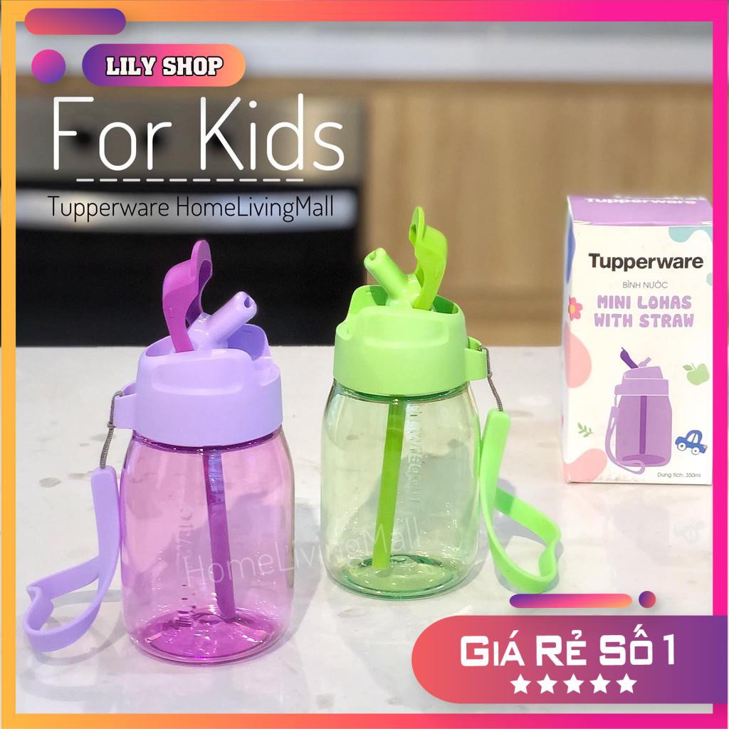 Bình Nước Mini Lohas with straw- có ống hút 350ml Tupperware