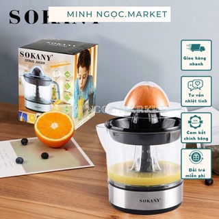 Máy vắt cam ép cam, chanh không nút bấm chính hãng Sokany cao cấp