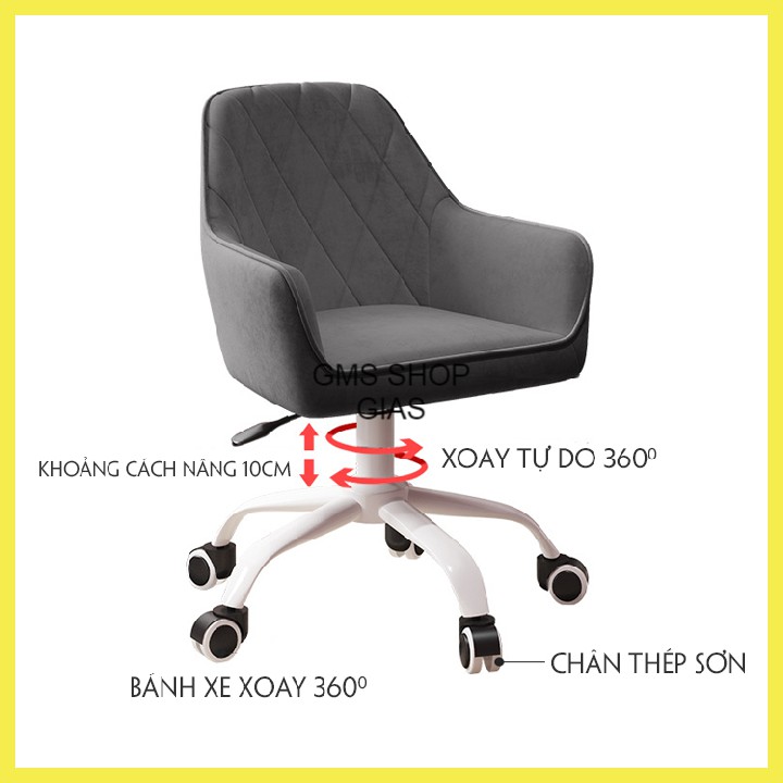 Ghế Xoay Văn Phòng,Ghế làm Việc Học Tập, Có Cả Màu Hồng Danh Cho Các Cạn Nữ