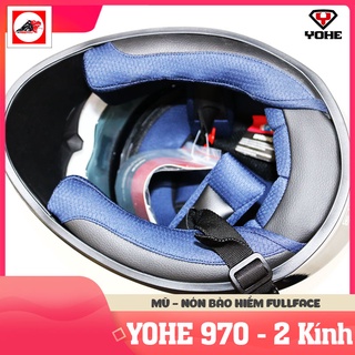 Mũ bảo hiểm fullface Yohe 970 - 2 Kính