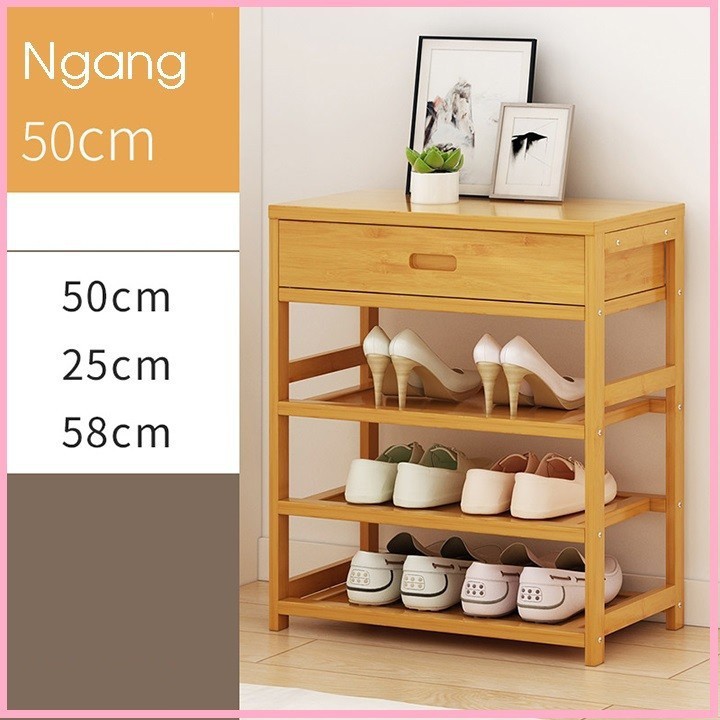 RE0408 Giá để giày dép gỗ 3 tầng 50cm- Kệ để giày dép - Tủ để giày dép - Tủ giày dép