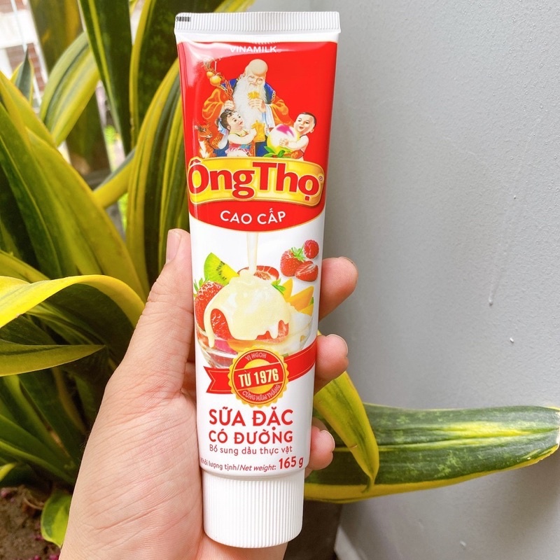 [Chính Hãng]Sữa Đặc Ông Thọ Dạng Tuýp 165gr Chính Hãng, Thiết Kế Nhỏ Gọn,Tiện Lợi, Dễ Mang Theo