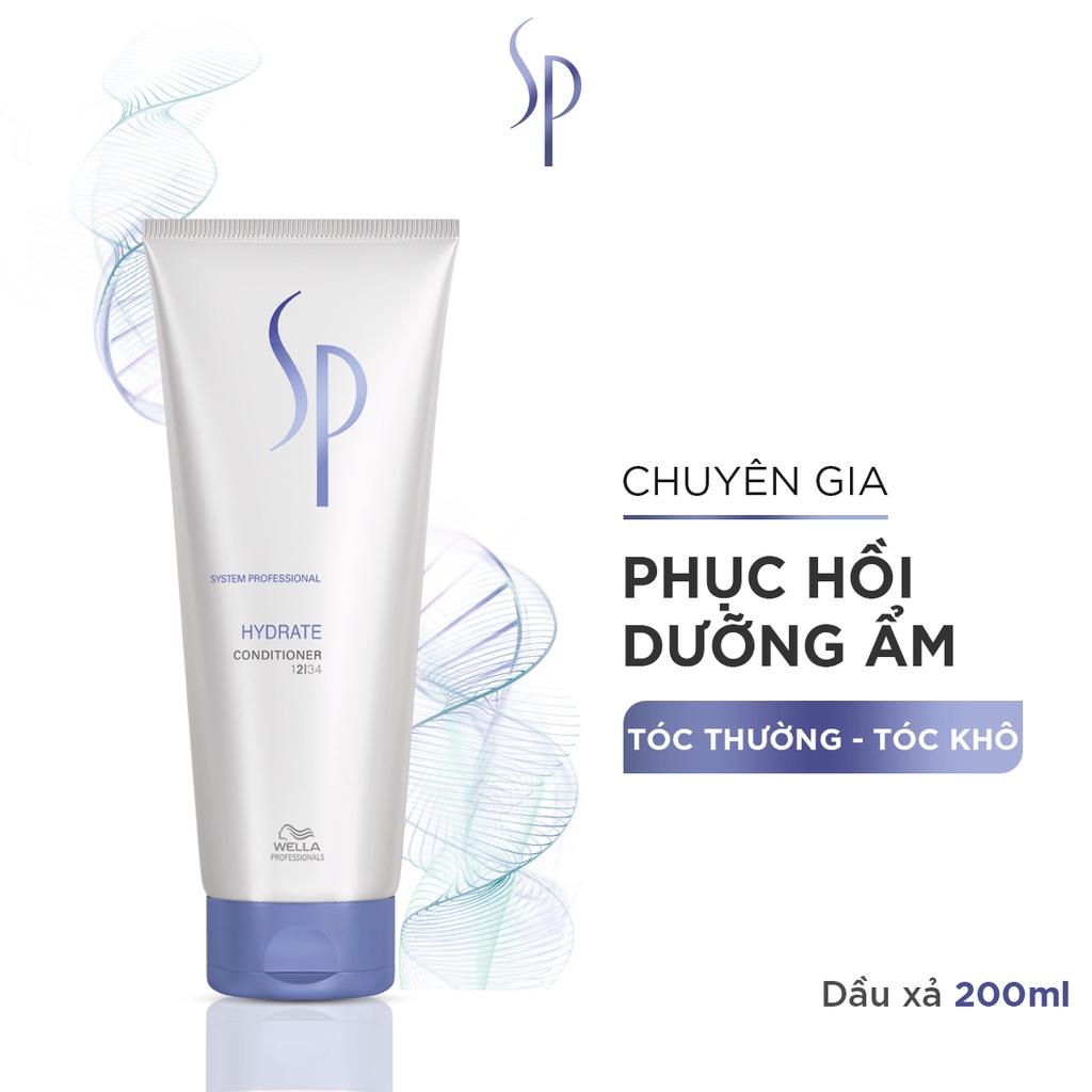 Combo Gội Xả Hấp SP Hydrate Dưỡng Ẩm Sâu Cho Tóc, Duy Trì Mái Tóc Óng Mượt 650ml-2400ml