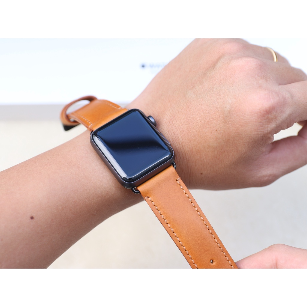 Dây Da Thay Thế Dành Cho Apple Watch - Handmade