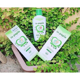 [RẺ + TỐT NHẤT ] Nước Tắm Gội 0- 3 Tuổi Thảo Dược Dr. Papie 230ml