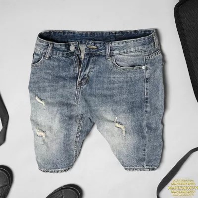 Quần short jeans nam thiết kế thời trang cao cấp nam , quần sọt jean thời trang nam S40 | BigBuy360 - bigbuy360.vn