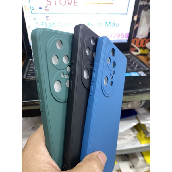 Ốp lưng Huawei P50 pro dẻo màu chống bẩn có bảo vệ camera