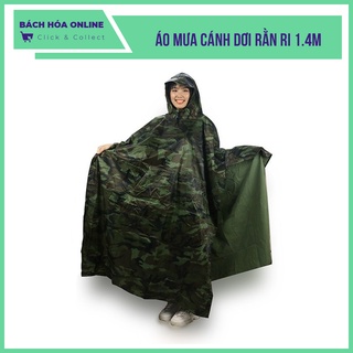 Áo mưa cánh dơi rằn ri vải dù cao cấp 1.4m hàng cao cấp
