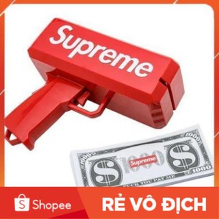 Súng Bắn Tiền Supreme Full Box Tặng Kèm 100 Tờ Tiền Dolar Supreme sale