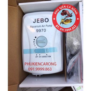 Máy sủi oxy tích điện Jebo 9970