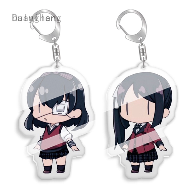 Huanglan Móc Khóa Nhựa Acrylic Hình Anime Kakegurui