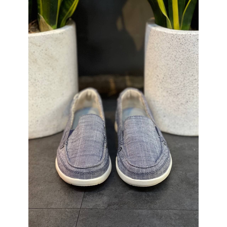 Giày Lười Nữ, Cross Slip On Walu Chambray Loafer Women Chính Hãng