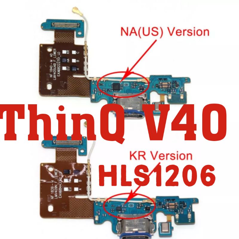 Cụm chân sạc LG V40 ThinQ V405 V409 Zin hãng