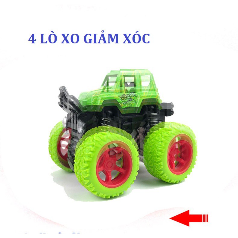 Ô tô đồ chơi địa hình bánh to, xe quán tính nhiều màu sắc dochoigo.vn