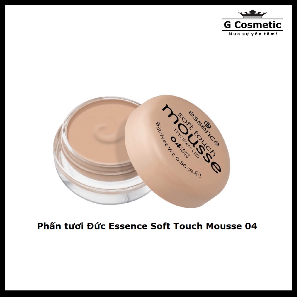 Phấn tươi Đức Essence Soft Touch Mousse 04