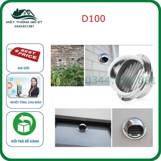 Chụp thông hơi vent cap inox d150 - d100
