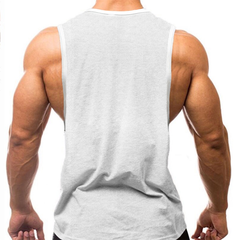 Áo Thun Lưới Không Tay Dáng Rộng Nhanh Khô In Họa Tiết Thời Trang Cho Nam 2022