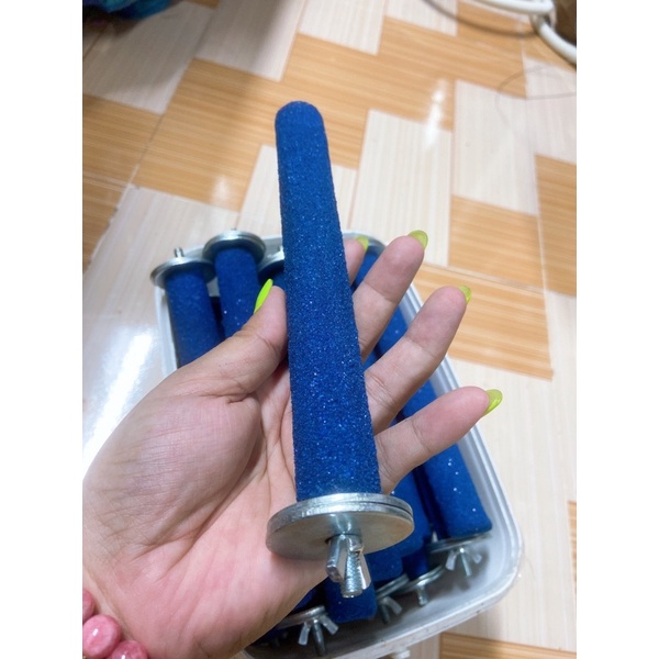 Cầu mài móng cho vẹt màu ngẫu nhiên.