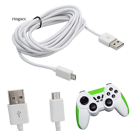 Cáp sạc Micro USB 3m chuyên dụng cho máy chơi game PS4 Xbox One