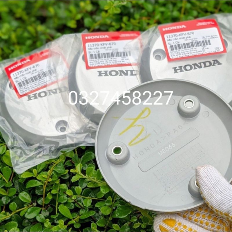 Nắp ốp nhựa nồi xe Super DREAM, WAVE...chữ đen zin honda