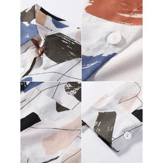 Áo sơ mi bigsize họa tiết