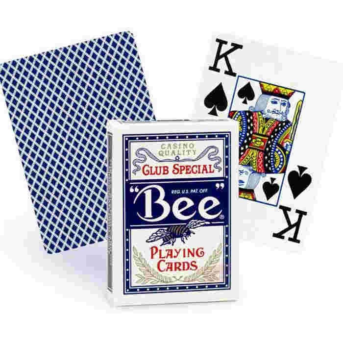 Bài ảo thuật : Cards Bee Poker Jumbo Index (Blue)