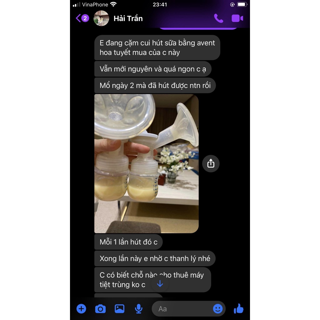 Bình sữa avent 125ml new