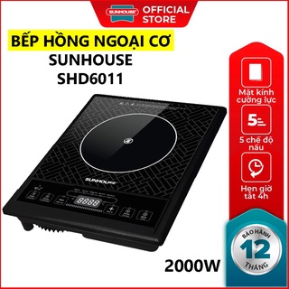 Bếp hồng ngoại cơ SUNHOUSE SHD6011 - 2000W ✅ Bảo Hành Chính Hãng 12 tháng