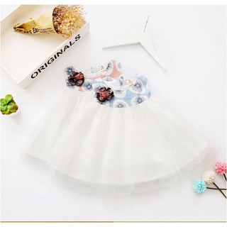 Váy đầm công chúa in họa tiết hoa bồ công anh cho bé gái giá rẻ