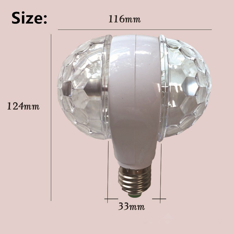 Bóng Đèn led e27 6w Xoay Được Dùng Trang Trí Sân Khấu / Quán bar / disco