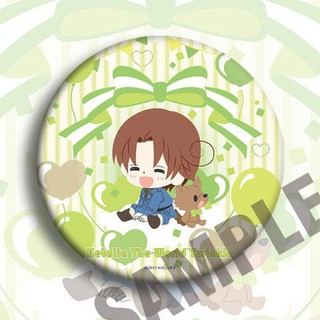 (NƠ) Huy hiệu IN HÌNH Hetalia: Axis Powers anime chibi dễ thương