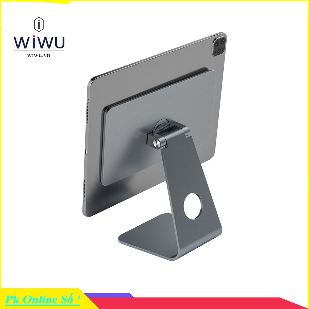 Kệ đỡ nhôm hít nam châm dành cho Ipad air 4 / 11 inch 2018 - 11 inch 2021 / 12.9 2018 - 12.9 2021 M1 - Chính Hãng Wiwu