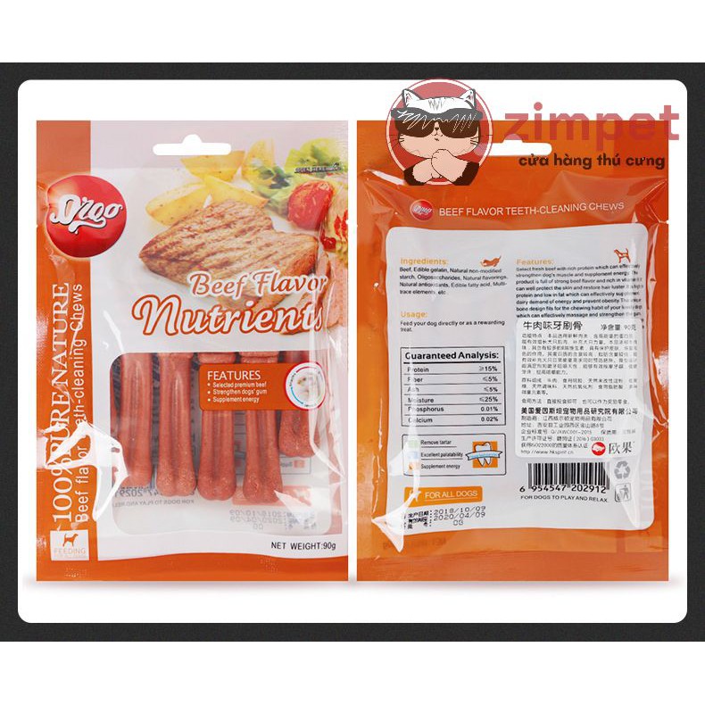 Túi 6 Xương Gặm Sạch Răng Chó Orgo