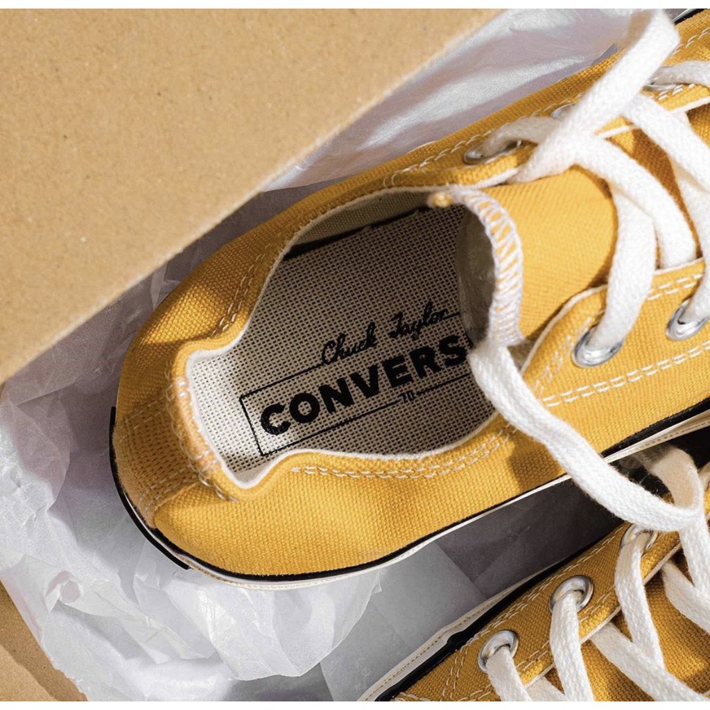 [ CHÍNH HÃNG ] giày sneaker CONVERSEE CHUCK 70S LOW SUNFLOWER