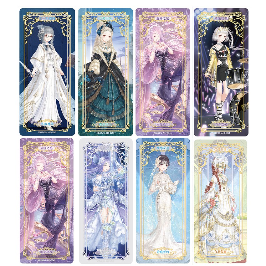 Bộ thẻ bài Ngôi Sao Thời Trang Miracle Nikki S10 Mê Chi Các 10 - postcard, bookmark