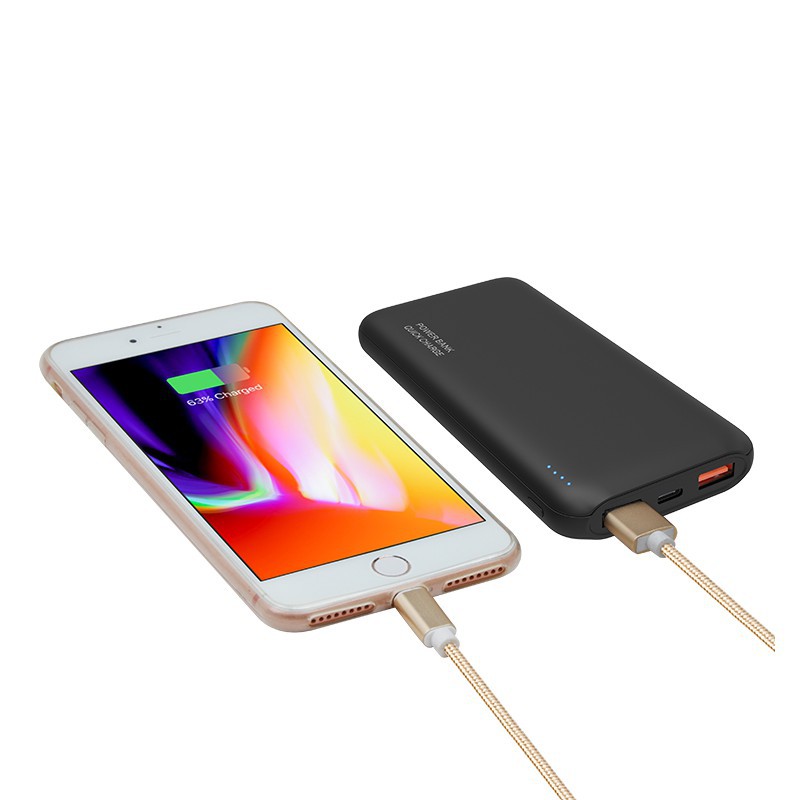 Pin sạc dự phòng Tcare 10000mAh 2 cổng QC 3.0 Type-C Micro USB T365 V1