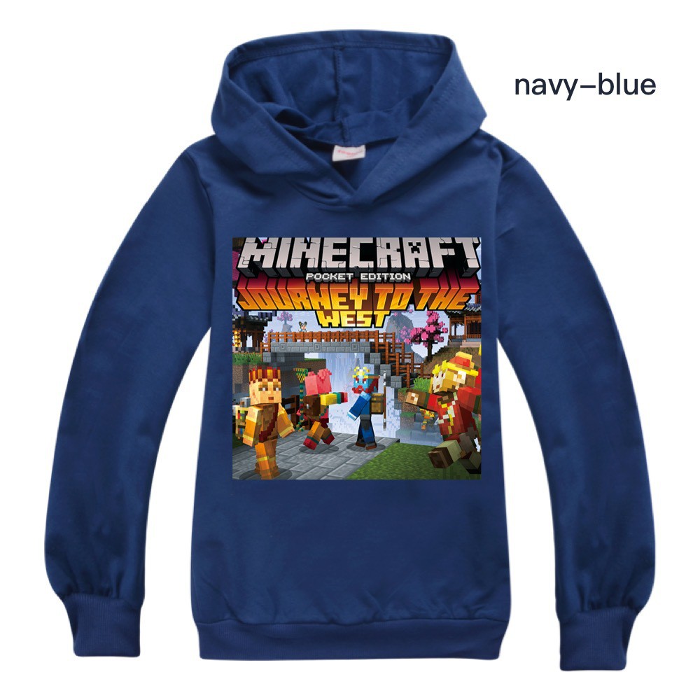 PUBG Áo Hoodie Cotton Họa Tiết Minecraft 2021