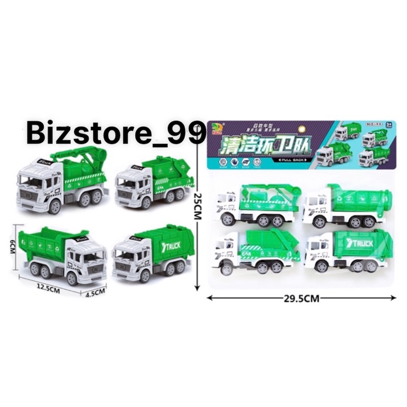 Bộ đồ chơi ô tô mô hình các loại xe xây dựng: máy xúc, xe tải, cần cẩu, cho trẻ em, đồ chơi cho bé thoả sức sáng tạo