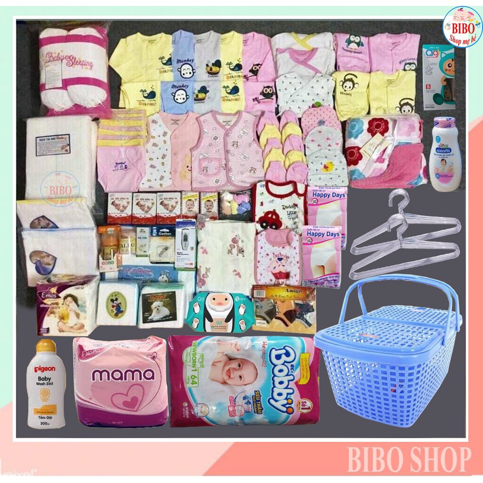SET ĐỒ SƠ SINH CỰC CHUẨN CHO BÉ GÁI_SET 2.310.000Đ