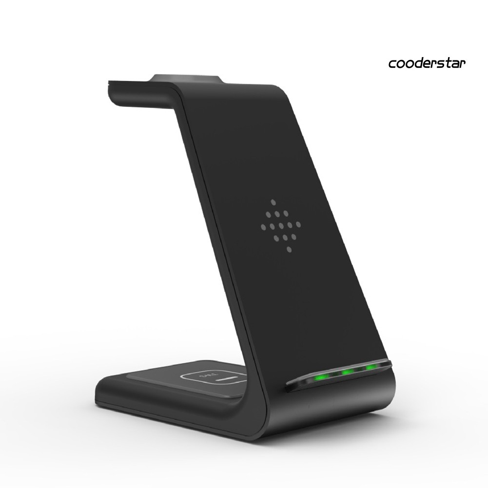 ★COOD★3 in 1 Qi Wireless Fast Charging Charger Dock Stand for iPhone for AirPods Pro