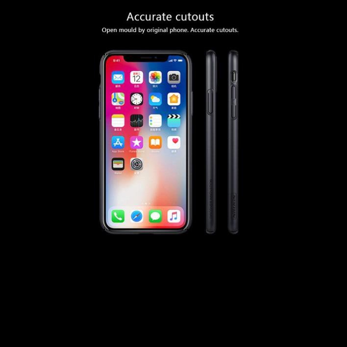 [TẶNG CƯỜNG LỰC] ỐP LƯNG IPHONE X NILLKIN AIR TẢN NHIỆT CHÍNH HÃNG [NEW SALEOFF]