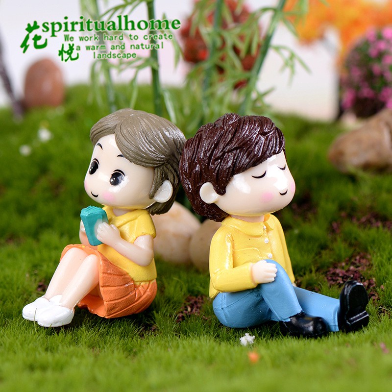 Bộ đôi nam nữ cho trang trí nhà búp bê Minidoll